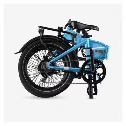 Legend Monza Vélo Electrique Pliant Smart eBike Roues de 20 Pouces Freins Disque Hydraulique Batterie 36V 14Ah Panasonic (504Wh) Noir Onyx