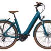 Vélo de Ville Électrique O2 Feel iSwan City Boost 6.1 Univ Shimano Altus 8V 432 Wh 28” Bleu Cobalt