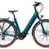 Vélo de Ville Électrique O2 Feel iSwan City Boost 6.1 Univ Shimano Altus 8V 432 Wh 28” Bleu Cobalt