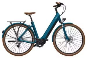 Vélo de Ville Électrique O2 Feel iSwan City Boost 6.1 Univ Shimano Altus 8V 432 Wh 28” Bleu Cobalt