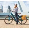 Vélo de Ville Électrique O2 Feel iSwan City Boost 6.1 Univ Shimano Altus 8V 432 Wh 28” Bleu Cobalt