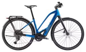 Vélo de Ville Électrique Trek FX+ 7 Mid-Step Shimano Cues 10V 360Wh 700mm Bleu 2025