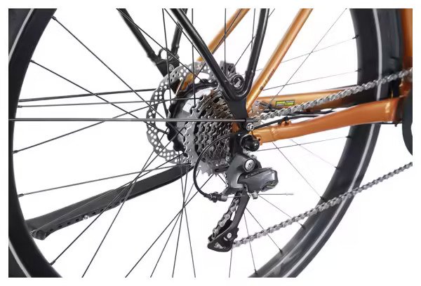 Vélo de Ville Électrique Bergamont E-Sweep Sport Shimano Claris 8V Mahle 250Wh Orange – Vélo d’Exposition / Très bon État