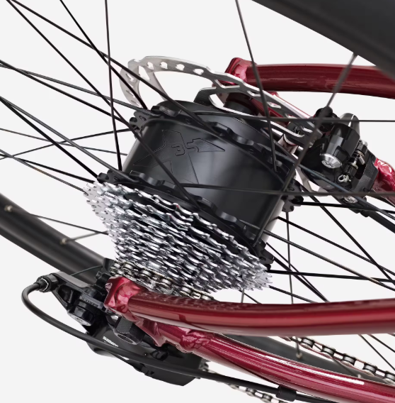 Vélo de route à assistance électrique - E-EDR AF Shimano 105 2x11S rouge