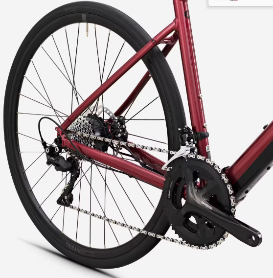 Vélo de route à assistance électrique - E-EDR AF Shimano 105 2x11S rouge