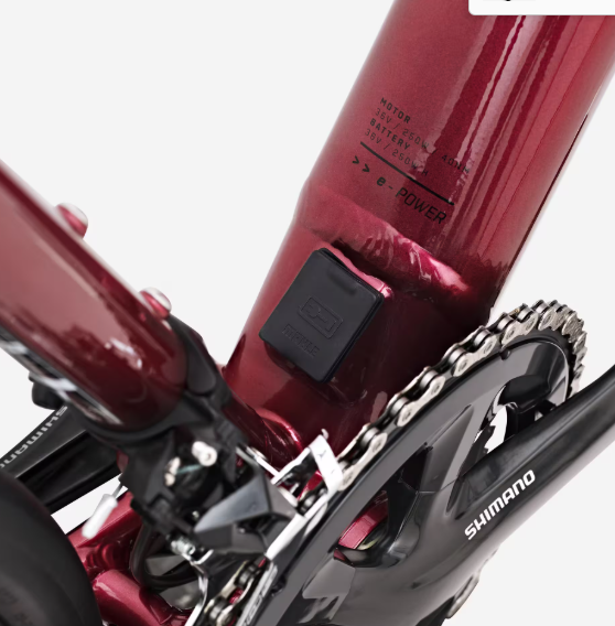 Vélo de route à assistance électrique - E-EDR AF Shimano 105 2x11S rouge