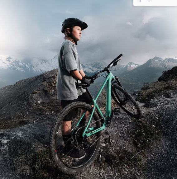 VTT électrique enfant 26" 9-12 ans, E EXPL 900 vert