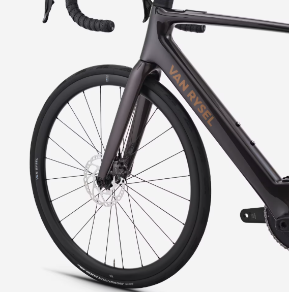 Vélo de route électrique Shimano Ultegra Di2 2x12v, E-EDR CF marron