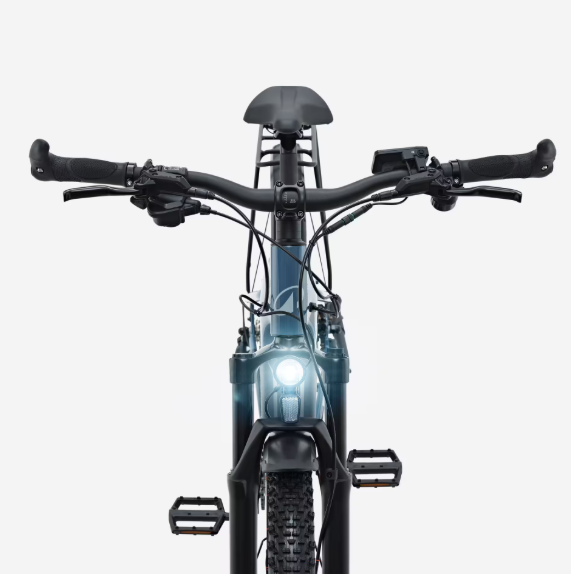 Capture d’écran du 2026-07-18 16-23-47 Vélo tout chemin électrique cadre haut, E-EXPL 100 LTD bleu