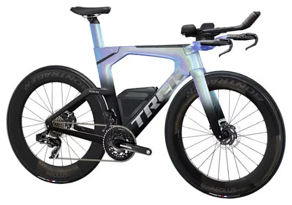 M-6953 Vélo de Triathlon Trek Speed Concept SLR 7 Sram Force AXS 12V 700 mm Bleu/Noir
